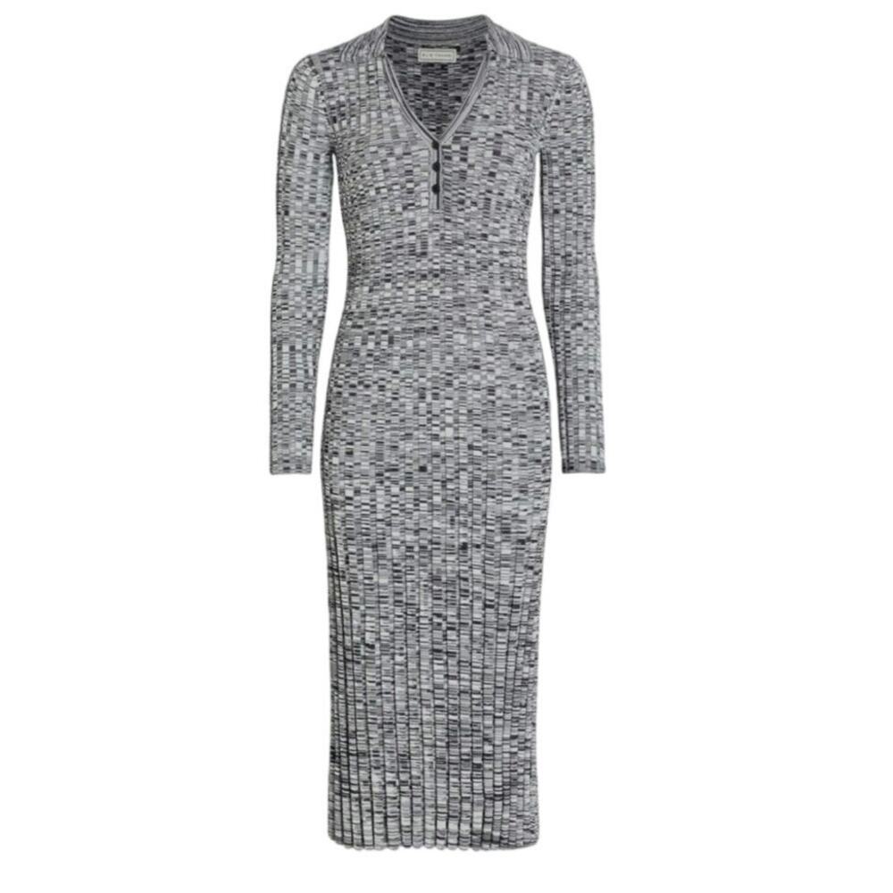 Elie Tahari Polo Midi Sweater Dress Size XS Ribbed